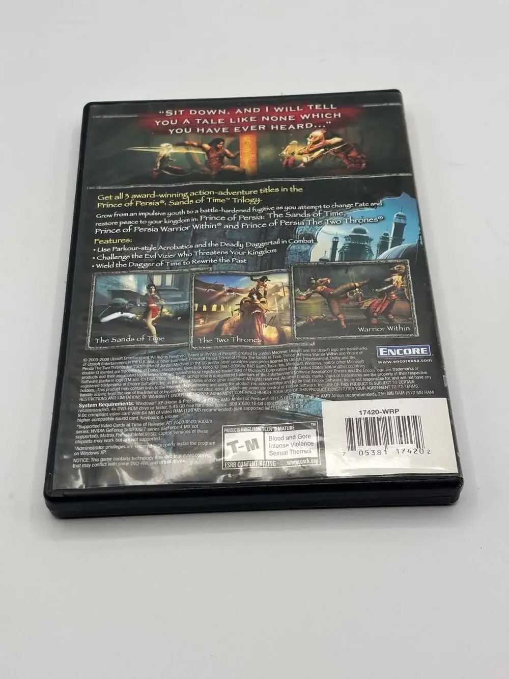 Prince of Persia: Sands of Time Trilogy PC DVD-ROM (3-Game Set)